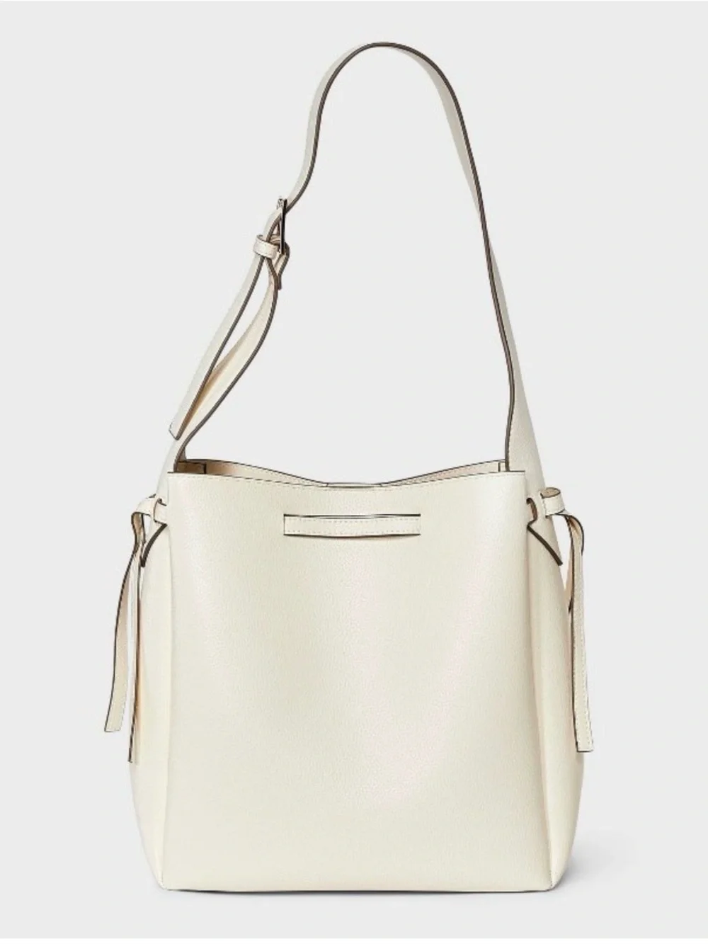 A New Day™ Drawstring Bucket Shoulder Bag - Ivory